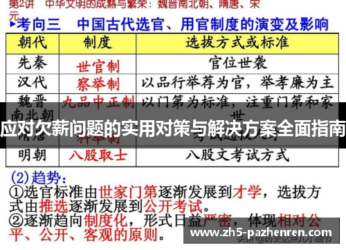 应对欠薪问题的实用对策与解决方案全面指南